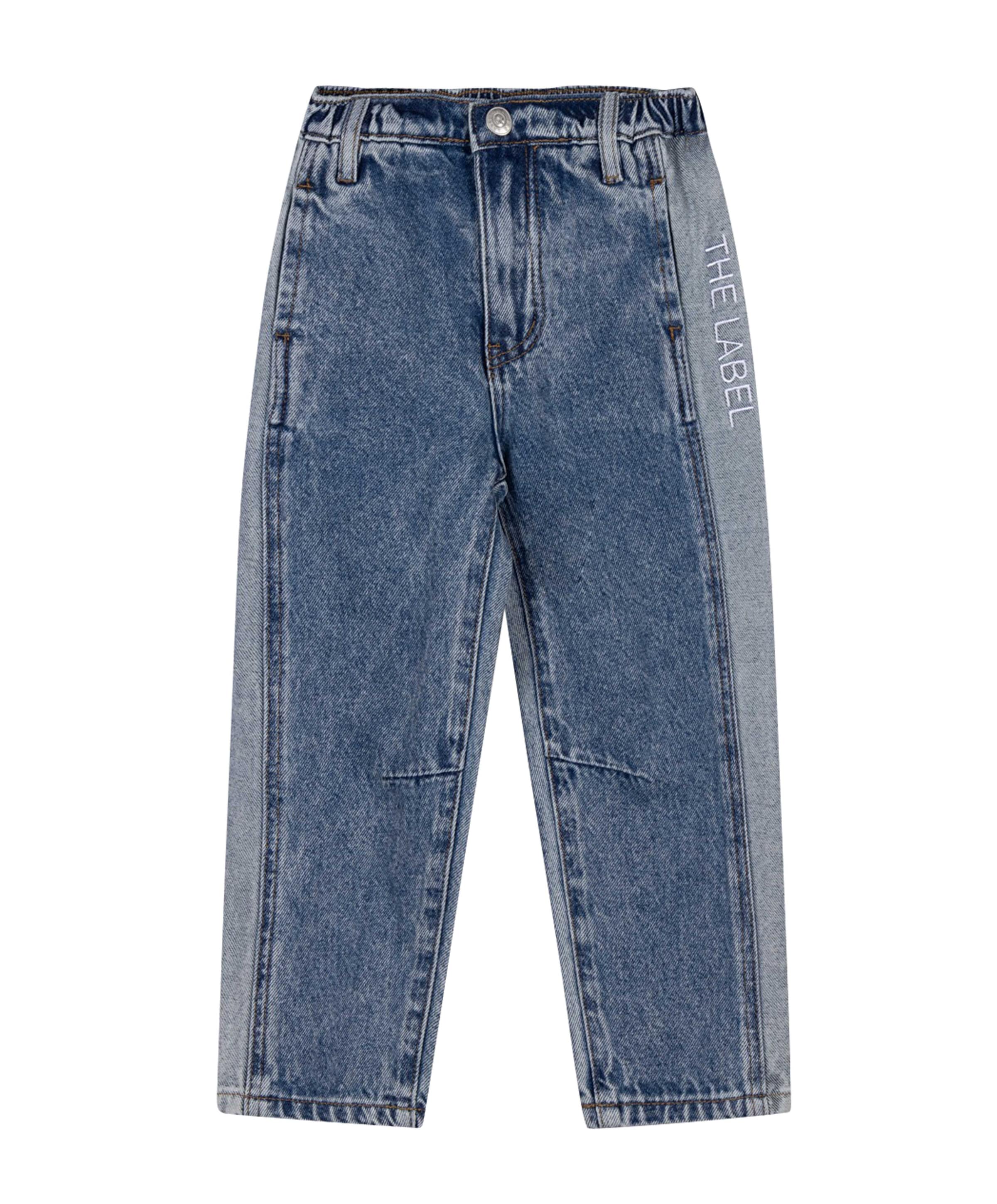 Alix mini KIDS COLOUR BLOCK DENIM uniseks jeans  blauw