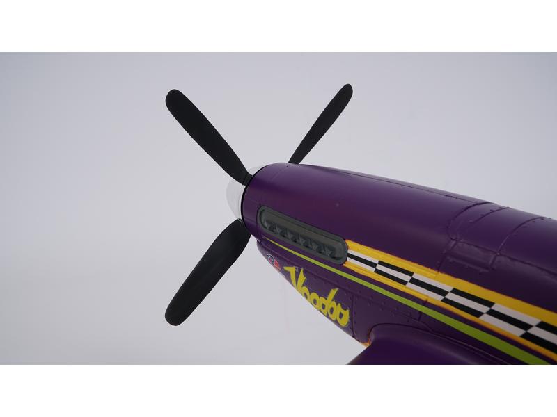 FMS Warbird Mustang P-51 Voodoo 1100 mm PNP Airrace Warbird «Voodoo» als PNP Modell mit Brushless Antrieb und EInziehfahrwerk