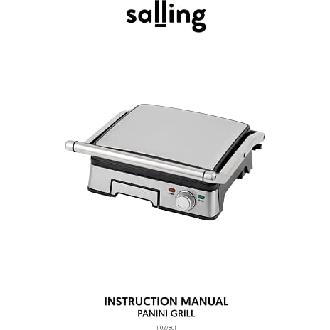 Salling paninigrill - rustfri stål