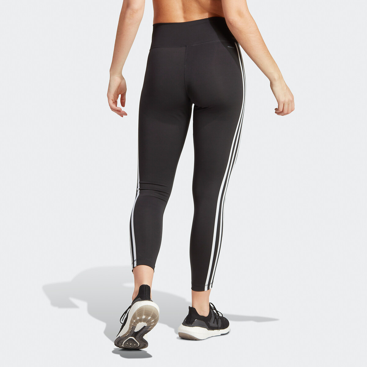 adidas Performance<br>Leggings de cintura alta 7/8 Essentials 3 Listras