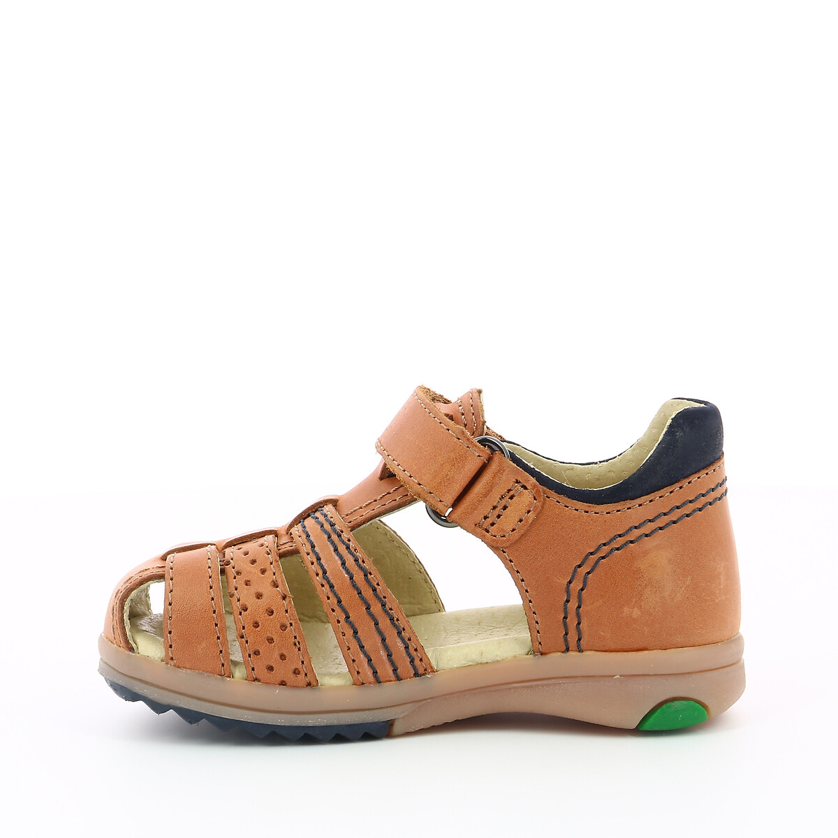 KICKERS<br>Sandálias de couro Platiback