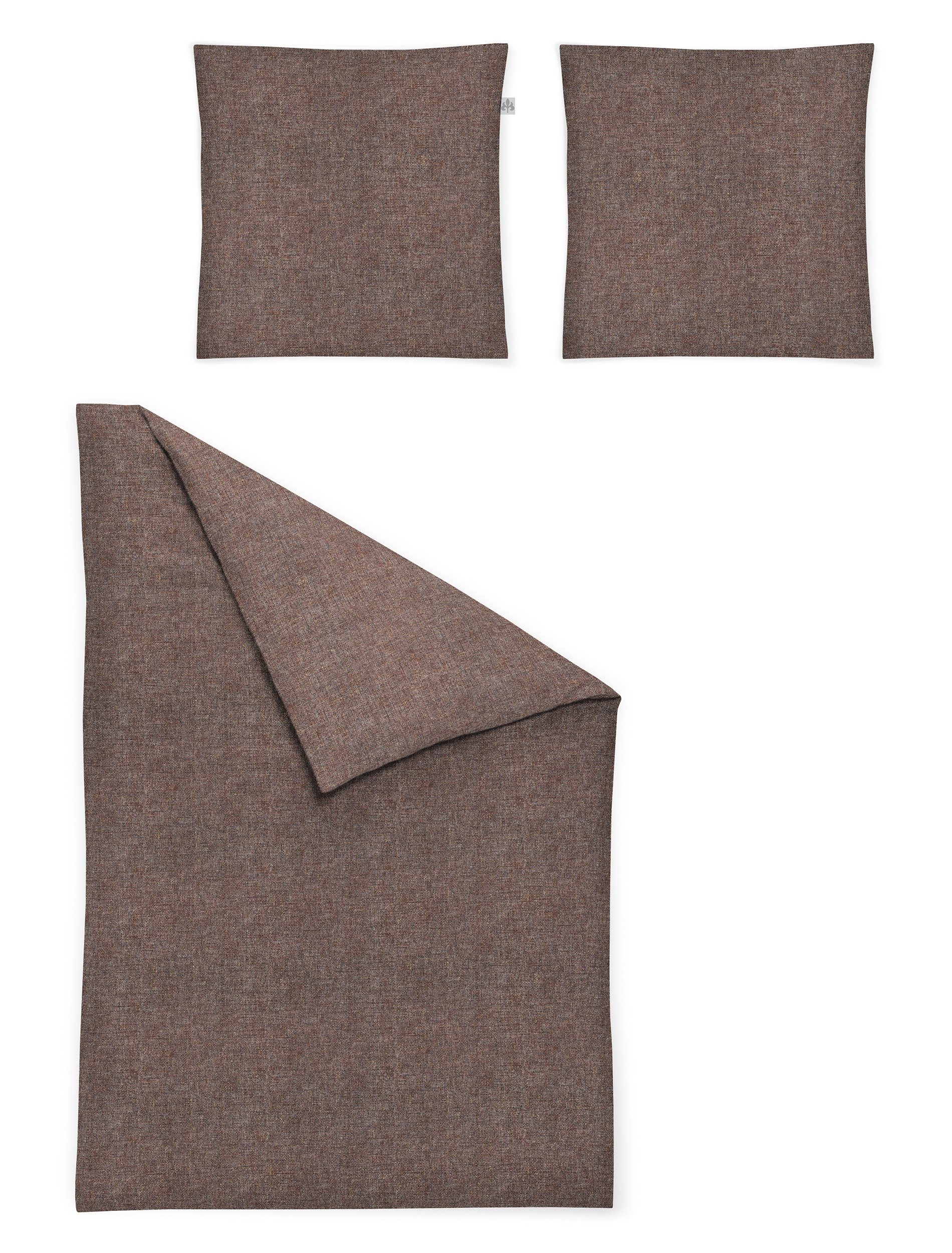 Bettwäsche MINK Biber 135x200cm, 1 Kissen 80x80