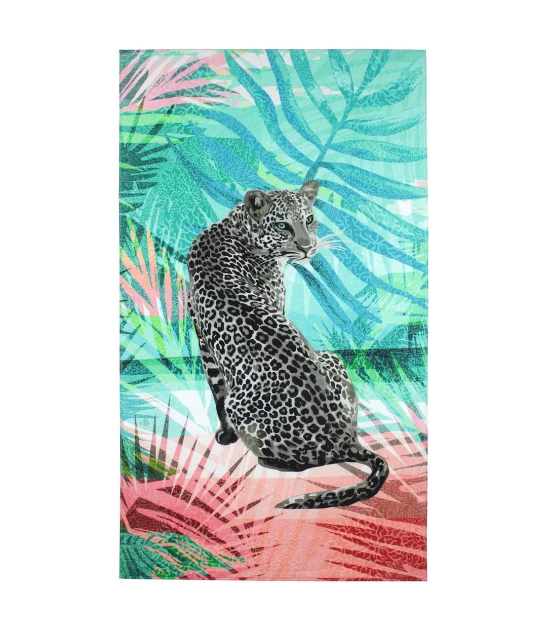 Drap de plage 100x180 cm LEOPARD Multicolore
