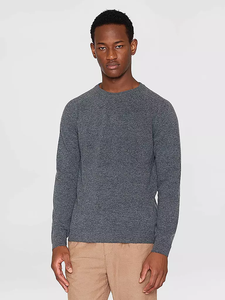 KNOWLEDGE COTTON APPAREL Pullover FIELD grau