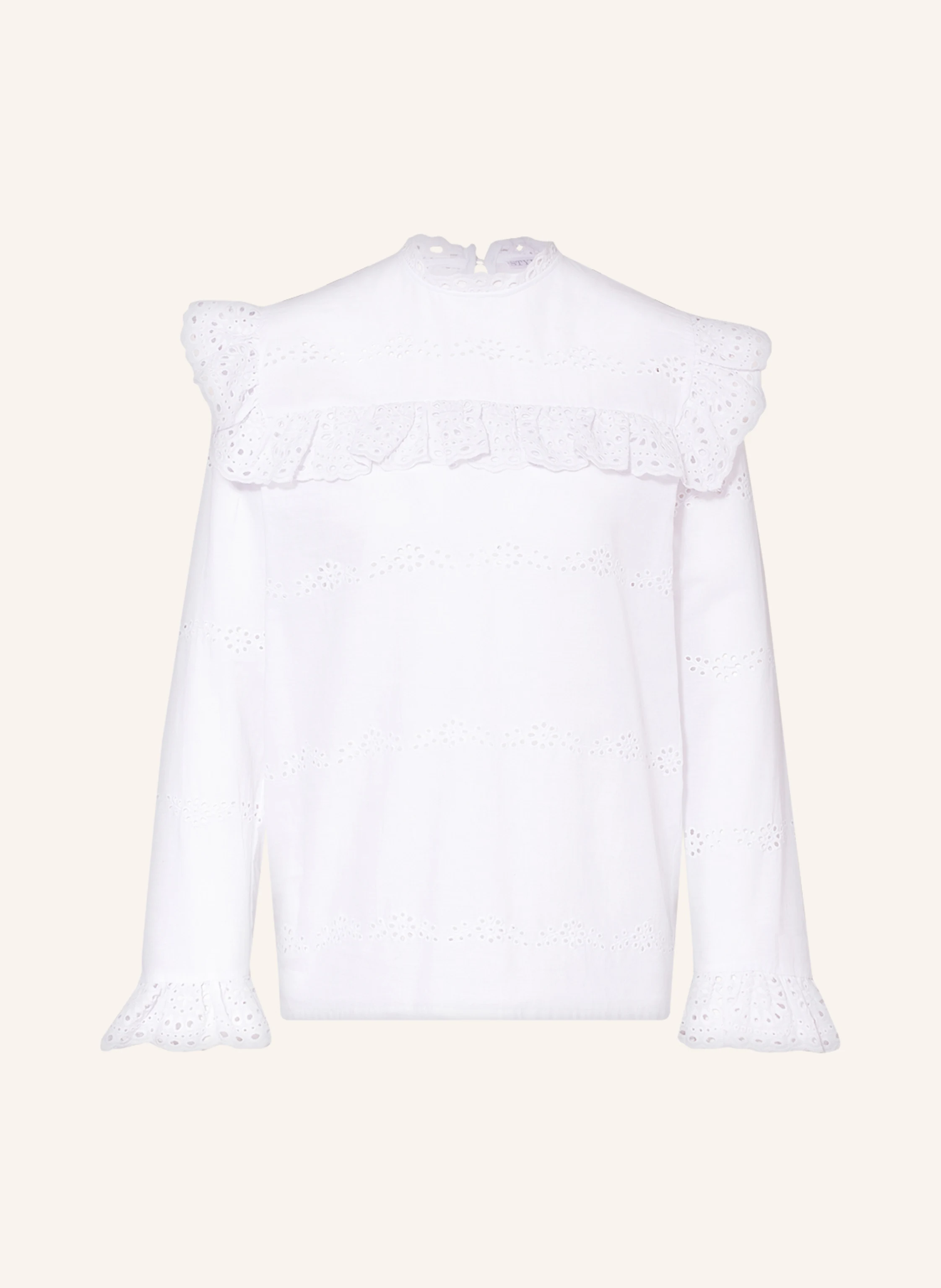 STYLE ICON Blusenshirt mit Spitzenbesatz