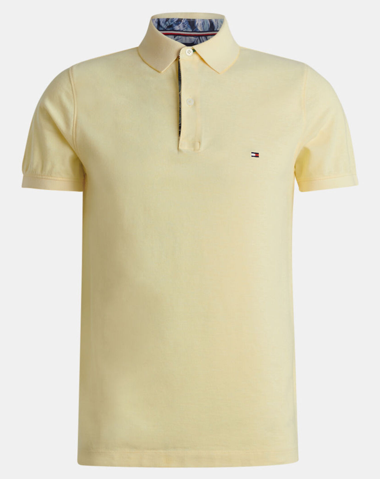 Tommy Hilfiger Polo col Gorg imprimé jaune