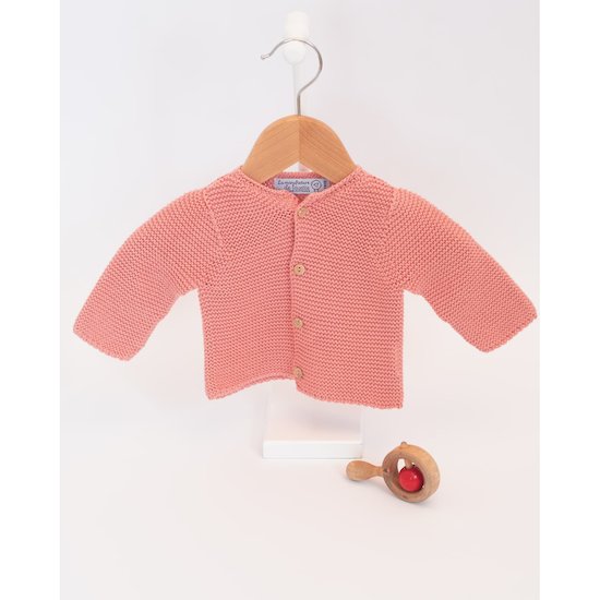 Gilet en coton   Rose        de               La Manufacture de Layette