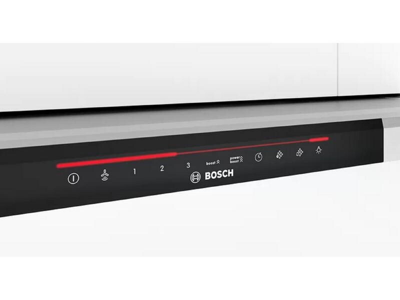 Bosch Flachschirmhaube DFS097K51 5 Stufen Teleskop-Dunstabzugshaube für den Einbau in einen 60 cm breiten Oberschrank