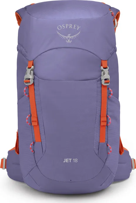 Osprey Kids' Jet 18 Euphoria Purple/Mars Orange