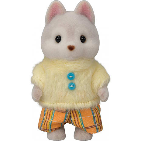 Sylvanian Families husky søskende tandemcykel legesæt