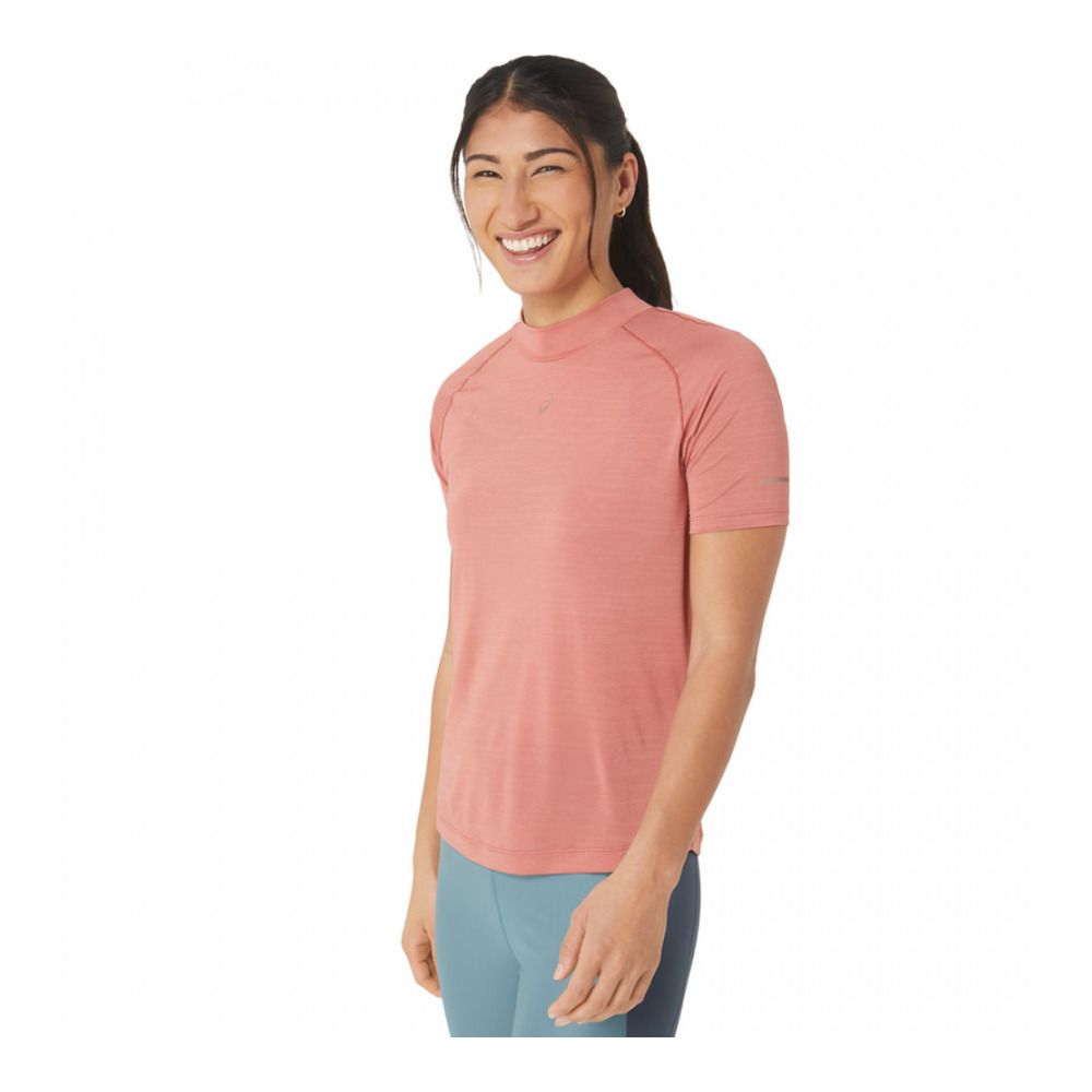 Asics NAGINO RUN - Tee-shirt Femme light garnet