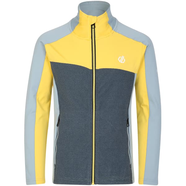 Veste polaire randonnée DARE 2B EMERGENT CORE STR SLATE/ORION GREY/ELECTRIC YELLOW