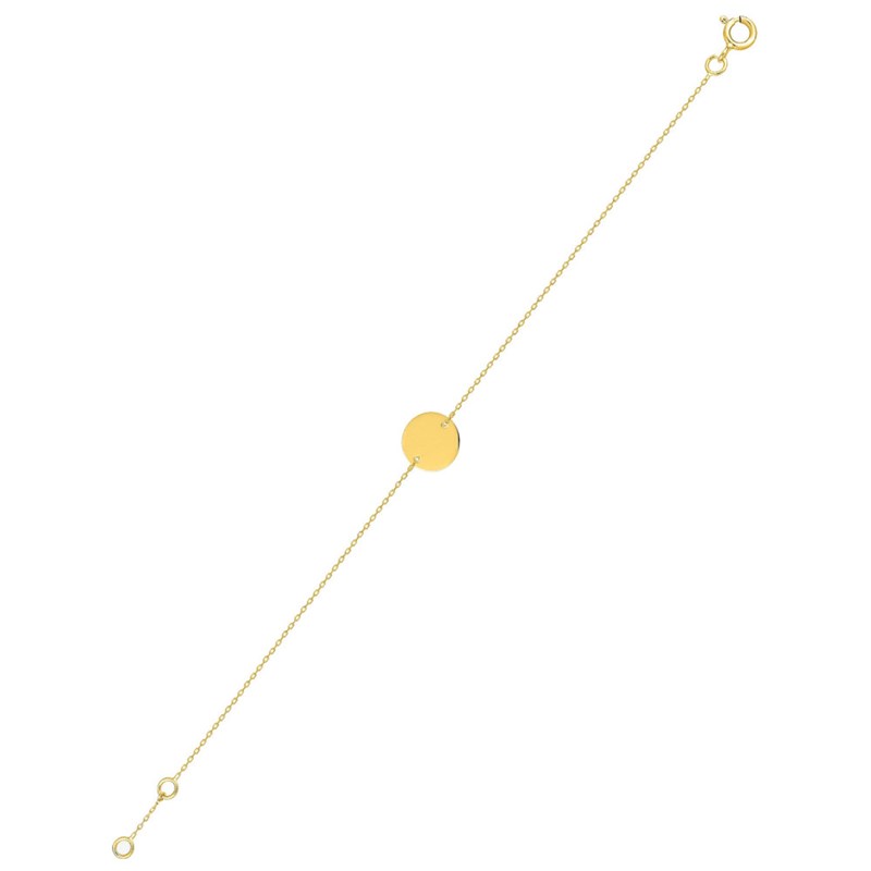 Bracelet Femme - Or 18 Carats - Longueur : 18 cm