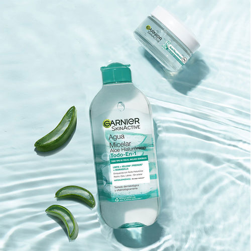 Garnier - Skinactive Aloe Hialurónico Agua Micelar Todo En 1