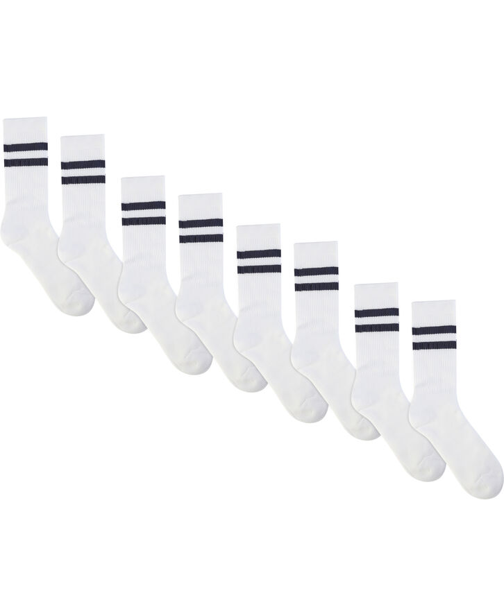 Magasin du Nord Collection Tennis 8 pak White navy stripe Uden farve