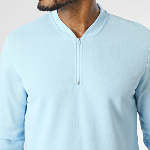 Polo Manches Longues Bleu Clair