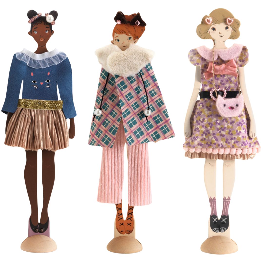 Djeco aankleedpoppen fashion by lucille