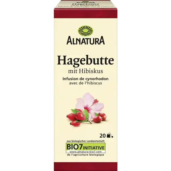 Bio Hagebuttentee mit Hibiskus