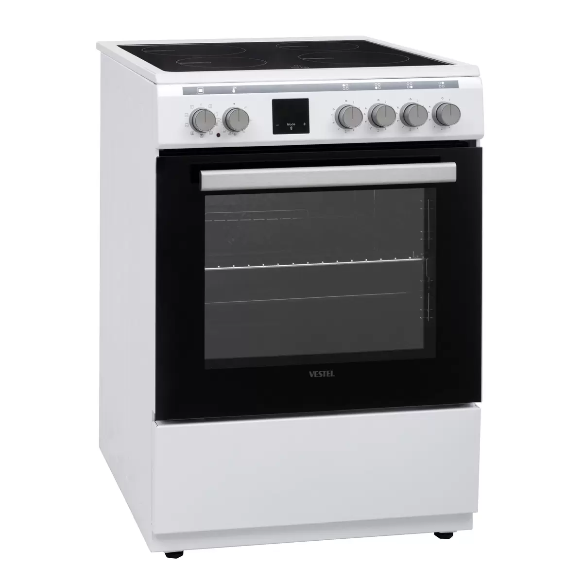Kochherd freistehend 60cm VESTEL VG-KC6IN4WX10 weiss
