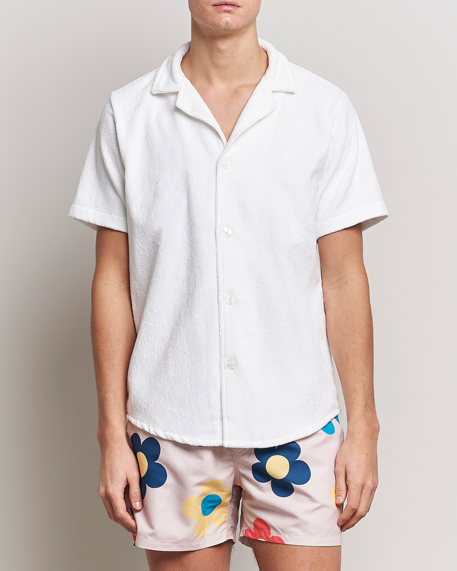 OAS Terry Cuba Short Sleeve Shirt White