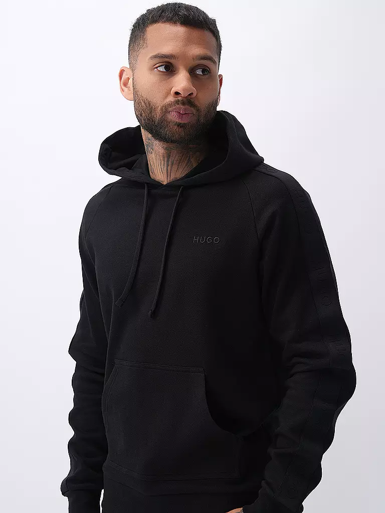 HUGO Loungewear Kapuzensweater - Hoodie schwarz