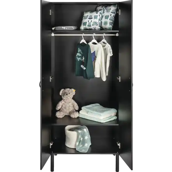 2-türigiger Schrank, Melody Black