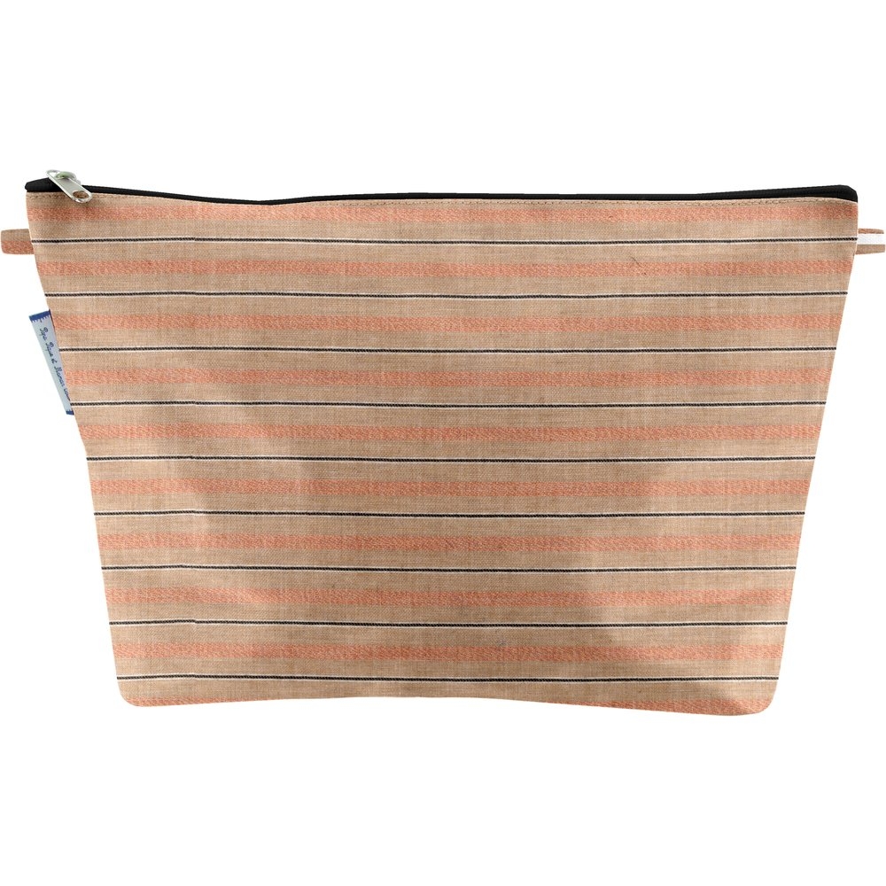 Trousse De Toilette Rayure Bronze Cuivrée
