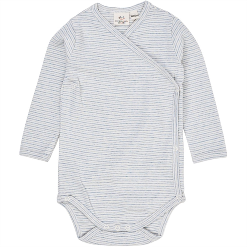 Køb Copenhagen Colors Lt. Blue Stripe Wrap Body