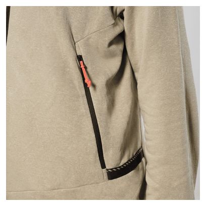Sweat à Capuche Femme Salewa Agner Hemp 2 Hooded Beige