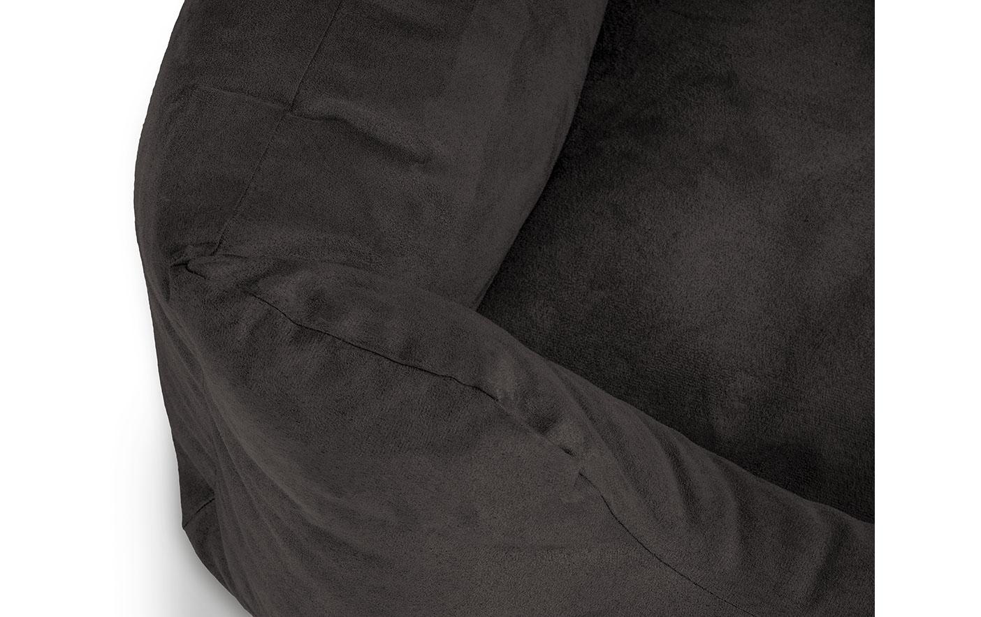 Hunde-Bett Dreamline Velour XL, 105 x 75 cm, Schwarz<br>Schlafplatz für Hunde