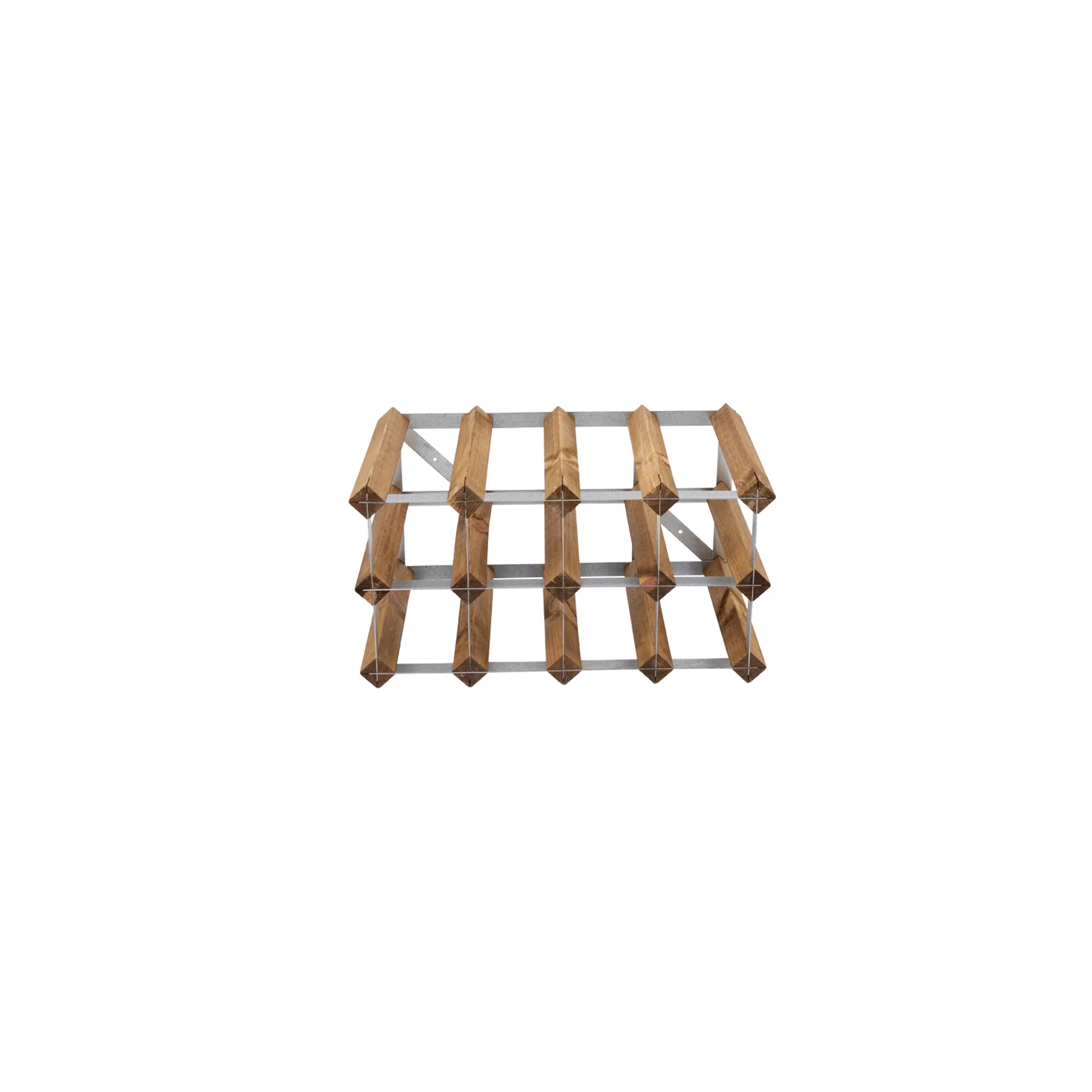Traditional Wine Rack  Vinreol, 12 flasker - lys eg