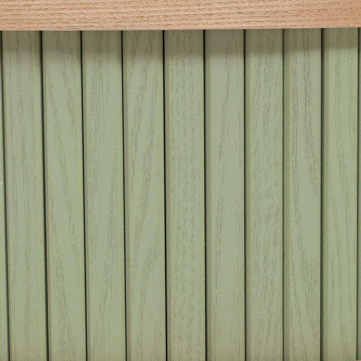 CHEVET 2 PORTES NYSOS VERT DE GRIS