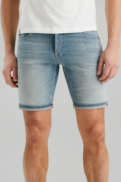 Cast Iron blauwe heren korte broek