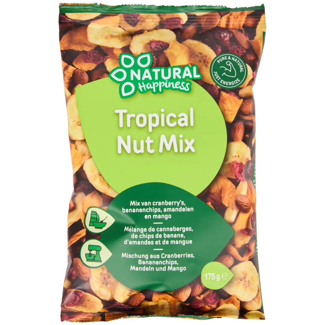 Natural Happiness notenmix Tropical 175 gram