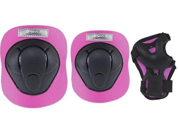 NILS Extreme H210 svart-rosa størrelse M pads sett (16-60-023)