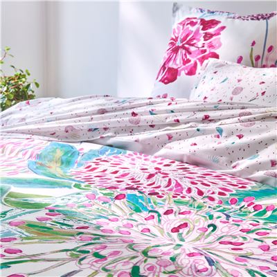 Linge de lit fleurs des tropiques