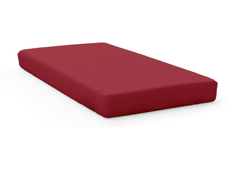 Weseta Fixleintuch Somnia Natural 90-100 x 200 cm, Burgunde Spannbettlaken