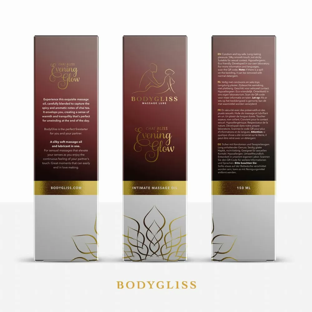 BodyGliss 2i1 oile & glidecreme, Chai Bliss - 150 ml