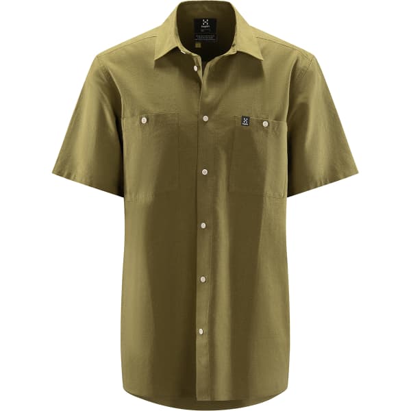 Chemise randonnée HAGLÖFS HAGLOFS CURIOUS HEMP SS SHIRT OLIVE GREEN