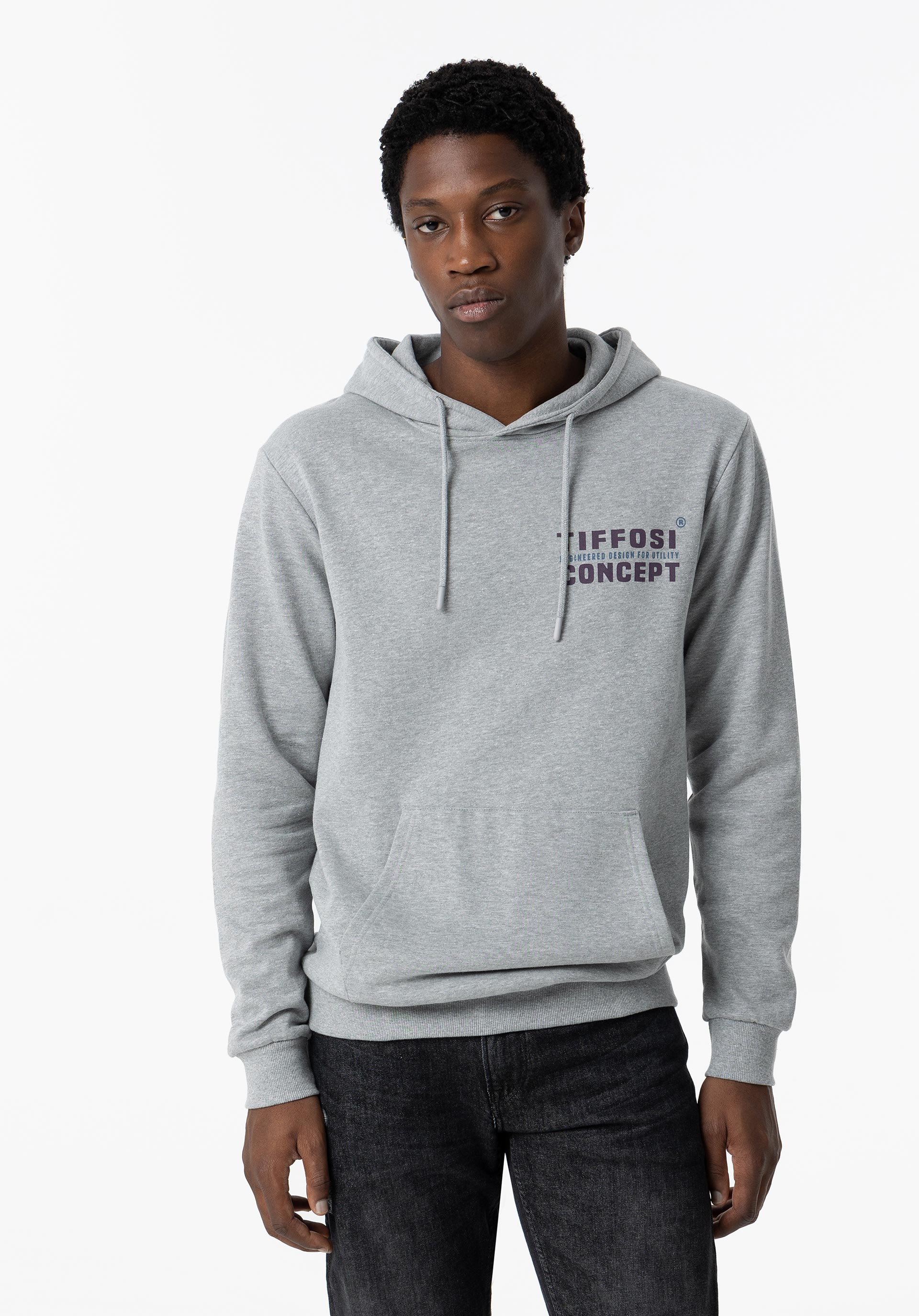 Hoodie com Estampado Frontal