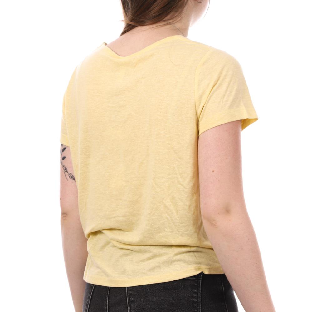 JDY T-shirt Jaune Femme JDY Linette