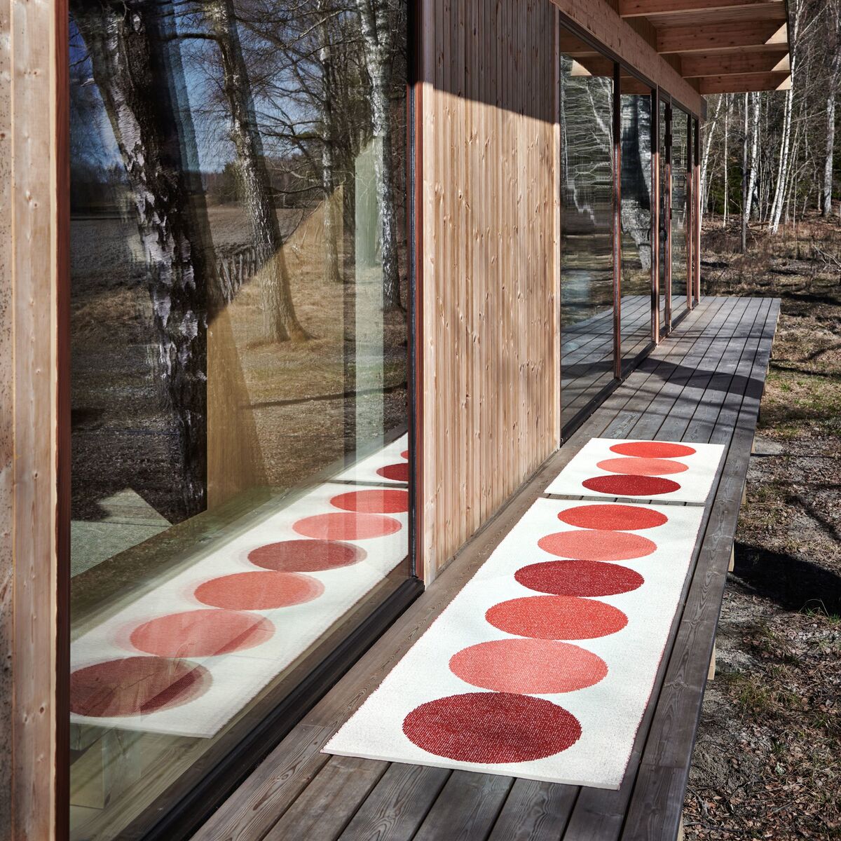 Otto plastmatte 70 x 140 cm, berry