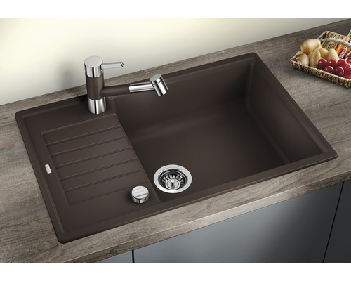 Blanco ZIA XL 6 S Compact spoelbak 780 x 500 mm antraciet 523263