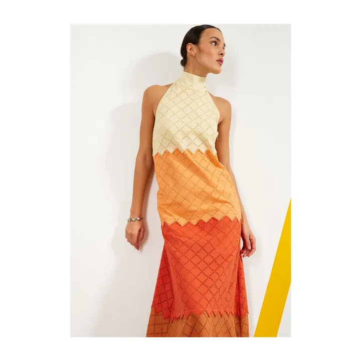 Maria de la Orden Robe Dalia | Orange