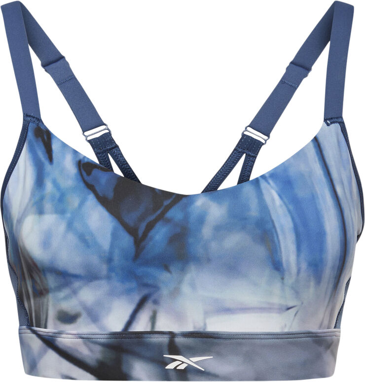 Reebok Lux Strappy sports bh Blå
