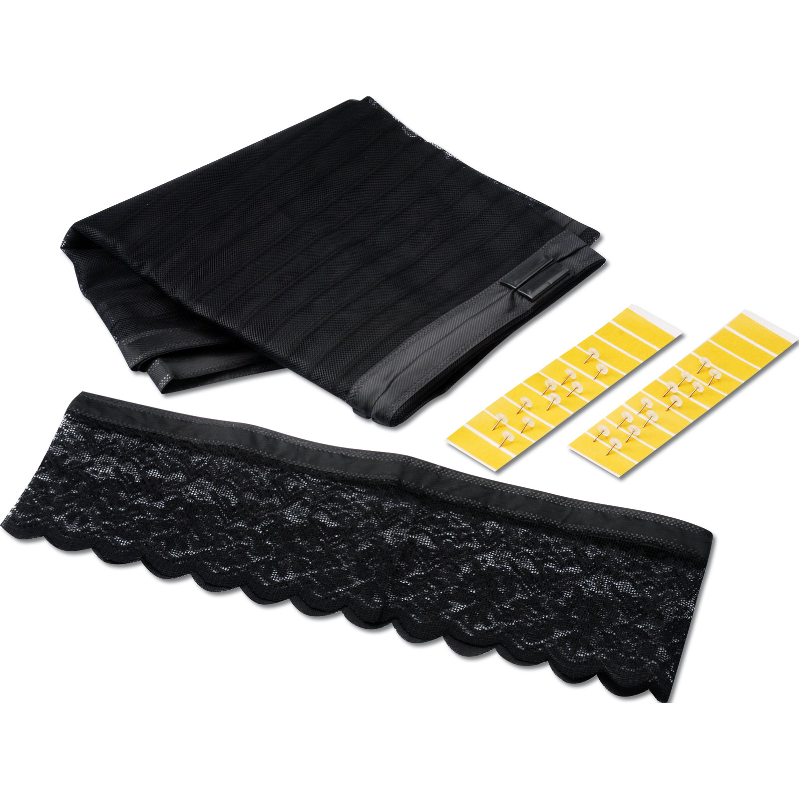 EASYmaxx Moskitonetz Magic Klick - schwarz - 90x210 cm