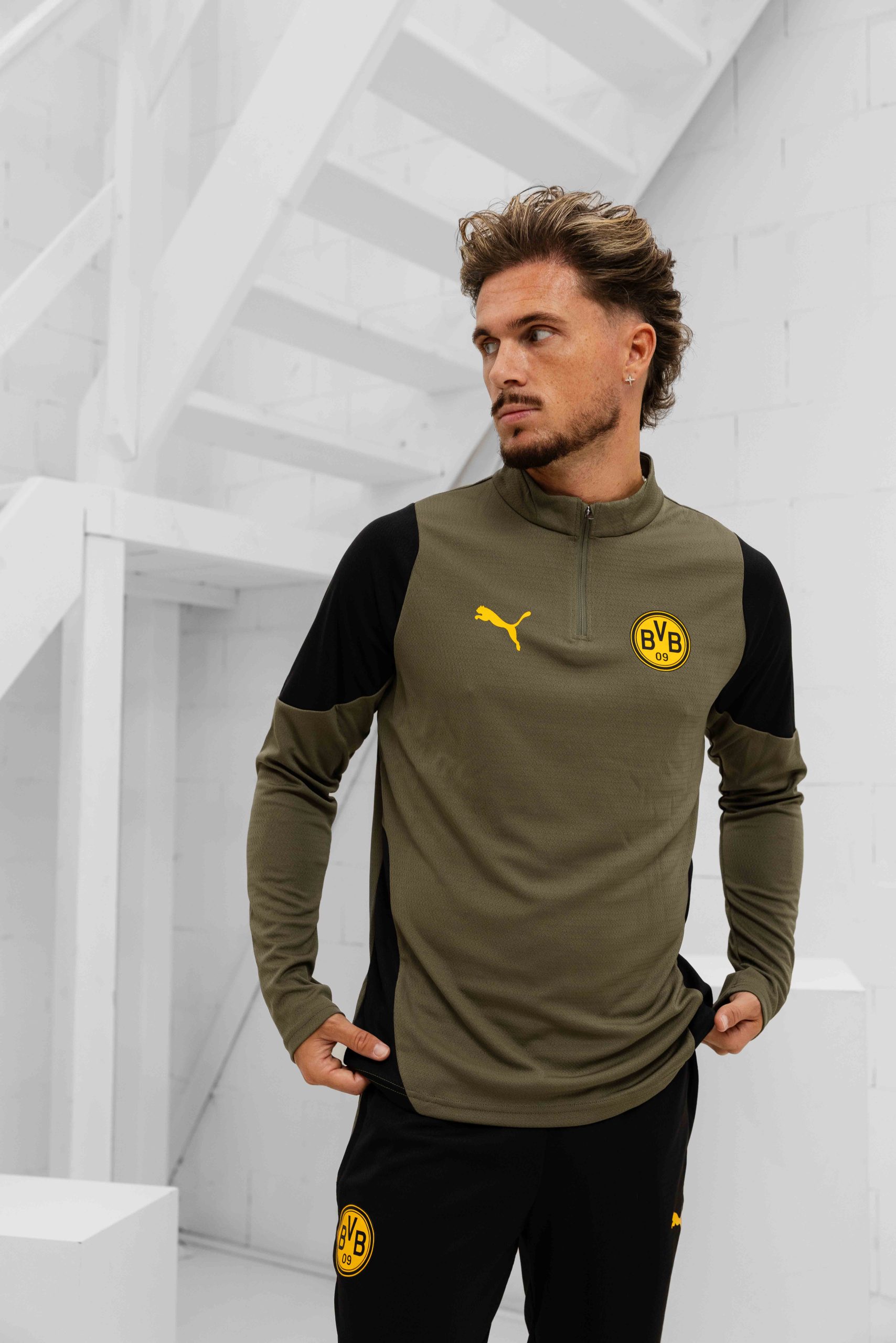 Borussia Dortmund 1/4 Zip Trainingspak Senior 2025/2026