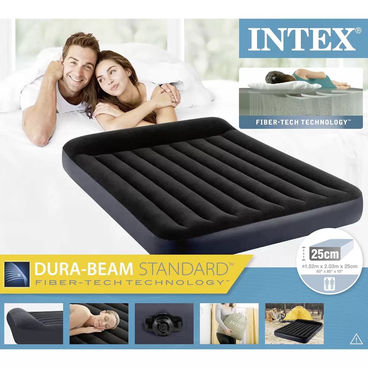 Luftbett Intex Queen Pillow RestClassic