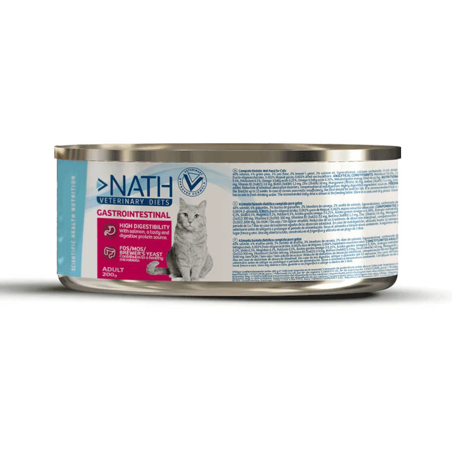 Nath Veterinary Diets Salmão Gastrointestinal em Lata para Gatos