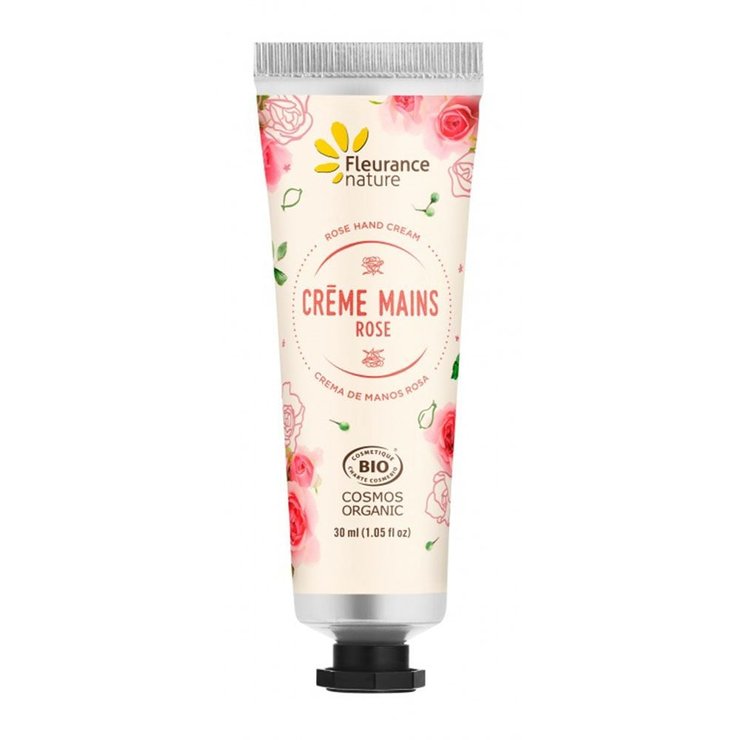 Creme mains Rose 30ml Peaux sEches et abimees Fleurance Nature
